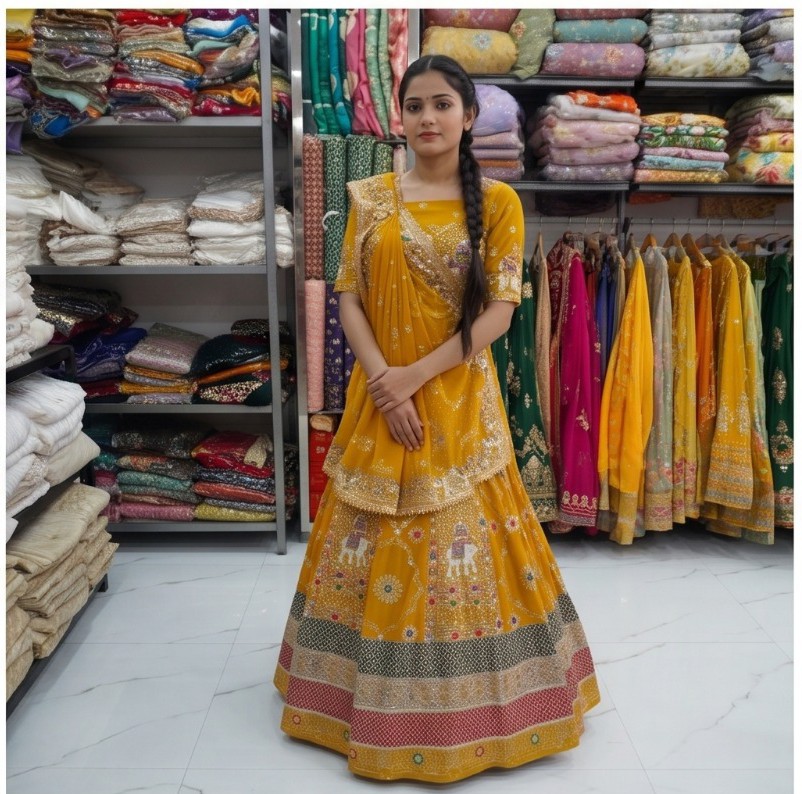 Royal Haldi Lehenga